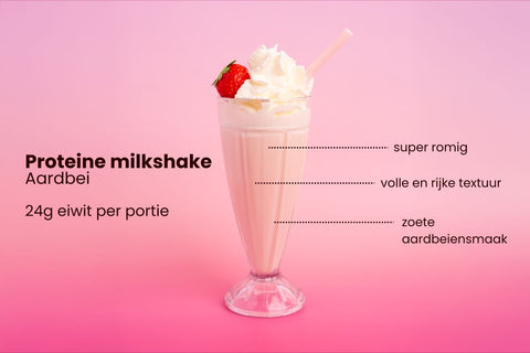 Proteine Milkshake - Aardbei