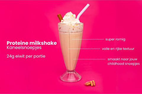 Proteine Milkshake - Kaneelsnoepjes