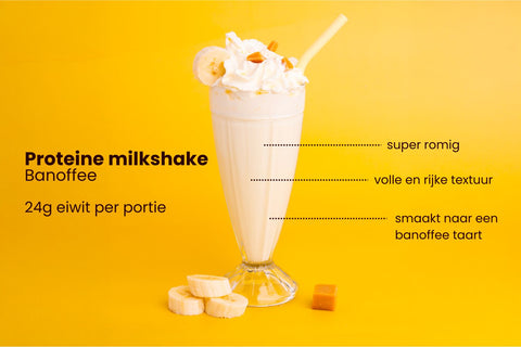Proteine Milkshake - Banoffee