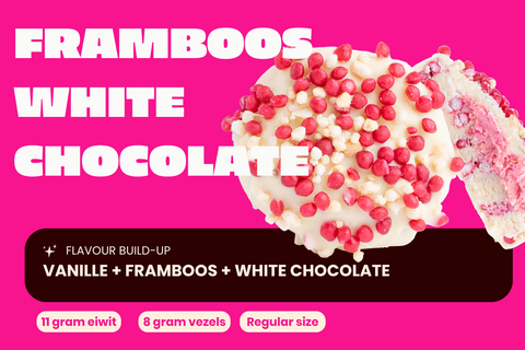 Framboos White Chocolate - Regular