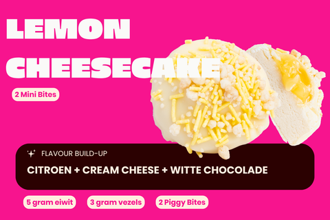 Lemon Cheesecake - 2 Piggy Bites