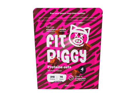 Proteïne Oats - Brownie smaak (3x 300 gram)