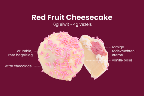 Red Fruit Cheesecake - 2 Piggy Bites