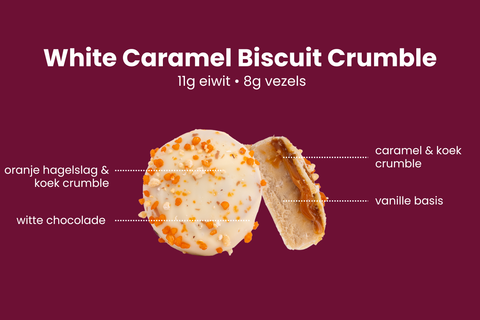 White Caramel Biscuit Crumble - Regular