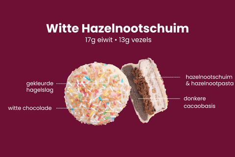 Witte Hazelnootschuim